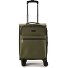  Valencia Soft 4 Rollen Kabinentrolley S 55 cm mit Dehnfalte Variante olive
