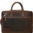  coventry Aktentasche Leder 41 cm Laptopfach Variante dunkelbraun