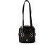  Cubic Mini Bag Schultertasche Leder 16 cm Variante nero-antique gold