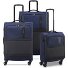  Metropolitan 4 Rollen Kofferset 3-teilig mit Dehnfalte Variante blue