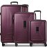  Essentials 14 4 Rollen Kofferset 3-teilig mit Dehnfalte Variante aubergine metallic