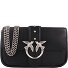  Love One One Umhängetasche Leder 19.5 cm Variante nero-old silver