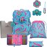  Ergoflex Superlight Schulranzen-Set 5tlg. Variante Happy Pixel