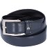  Business Gürtel Leder Variante marine | 100 cm