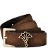  Gürtel Leder Variante m`brown | 100 cm