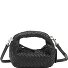  Greta Micro weave Handtasche Leder 20 cm Variante black