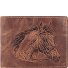  Vintage Geldbörse Leder 12 cm Variante horse