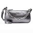  Half Moon Handtasche Leder 23 cm Variante gun metal-matt silver