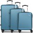  Paradise 2.0 4 Rollen Kofferset 3-teilig mit Dehnfalte Variante glacier blue