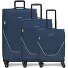  taska 4-Rollen Kofferset 3tlg. mit Dehnfalte Variante navy