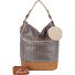  Limited Painted Straw Schultertasche 27 cm Variante nut