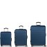  Escape 4 Rollen Kofferset 3-teilig mit Dehnfalte Variante azul