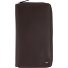  Polo Geldbörse RFID Schutz Leder 21.5 cm Variante dunkelbraun