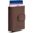  Hollis Geldbörse RFID Schutz Leder 10 cm Variante dark taupe