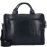  Roma Aktentasche Leder 37 cm Laptopfach Variante schwarz