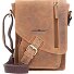  Vintage Umhängetasche Leder 18 cm Variante brown
