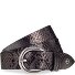  Gürtel Leder Variante dark brown-gun metal | 95 cm