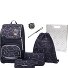  Ergoplus Schulranzen-Set 8-teilig Variante black grey
