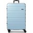  Miami 4 Rollen Trolley L 75 cm mit Dehnfalte Variante light blue