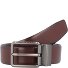  Business Wendegürtel Leder Variante dark brown | 100 cm
