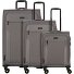  Travel Line 9704 4 Rollen Kofferset 3-teilig mit Dehnfalte Variante grey