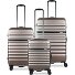  Corium 4-Rollen Kofferset 3tlg. Variante rose