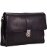  Bergamo Messenger Leder 38 cm Laptopfach Variante schwarz