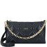  Evon Schultertasche Leder 22 cm Variante blk-gold