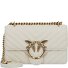  Love One Umhängetasche Leder 21 cm Variante white