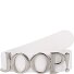  Gürtel Leder Variante white-silver | 100 cm