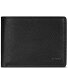  Leather Essentials QF Geldbörse RFID Leder 12 cm ausklappbar mit Reißverschlussfach Variante all black