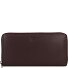  Donna Giulia Geldbörse Leder 20 cm Variante dunkelbraun
