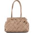  Mrs. Bella Schultertasche Leder 40 cm Variante almond