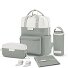  Bergen Wickelrucksack Set 4 tlg. Laptopfach Variante muted sage
