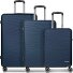  Dallas 3.0 4 Rollen Kofferset 3-teilig mit Dehnfalte Variante dark blue