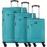  Travel Line 6804 4-Rollen Kofferset 3tlg. Variante petrol
