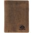  Vintage Kreditkartenetui Leder 9 cm Variante braun