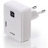  Doppel-USB-Ladegerät für Micro-USB + Apple-Geräte UK Variante weiß
