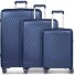  Vienna 4 Rollen Kofferset 3-teilig mit Dehnfalte Variante navy blue