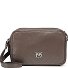  Carrie Umhängetasche Leder 21.5 cm Variante grigio asfalto 1-matt silver