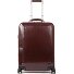  Blue Square 4-Rollen Kabinentrolley Leder 55 cm Laptopfach Variante mahogany