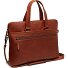  Elvas Aktentasche Leder 40 cm Laptopfach Variante cognac