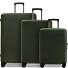  Ultima 4 Rollen Kofferset 3-teilig mit Dehnfalte Variante deep olive