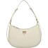  Half Moon Schultertasche Leder 26 cm Variante bianco seta
