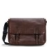  Memphis Aktentaschen Messenger Leder 38 cm Laptopfach Variante dark brown