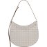  Hispani Schultertasche Leder 32 cm Variante pearl grey