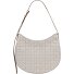  Hispani Schultertasche Leder 32 cm Variante pearl grey