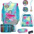  Alpha Safety Light Schulranzen-Set 5-teilig Variante Happy Rainbow