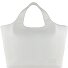  Elsa Shopper Tasche L Leder 50 cm Laptopfach Variante weiß