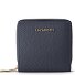  Bologna Leather Medium Zip-Around Geldbörse Leder 10 cm Variante navy